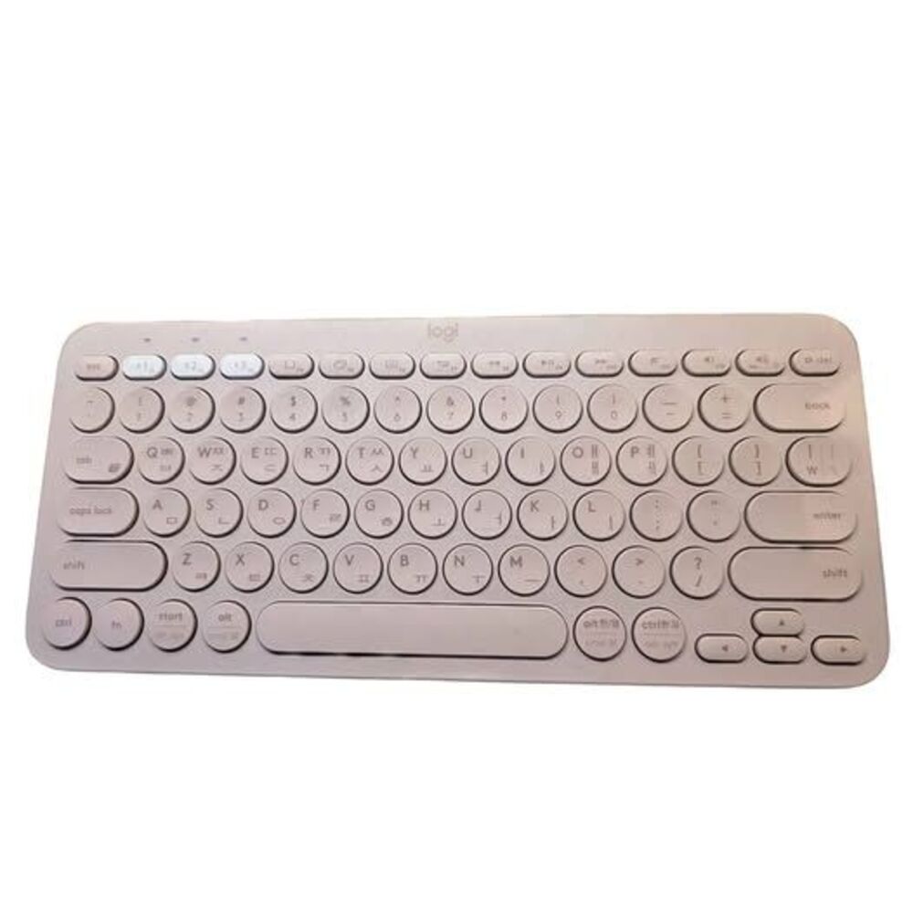 Logitech K380 Bluetooth Keyboard, Light Pink